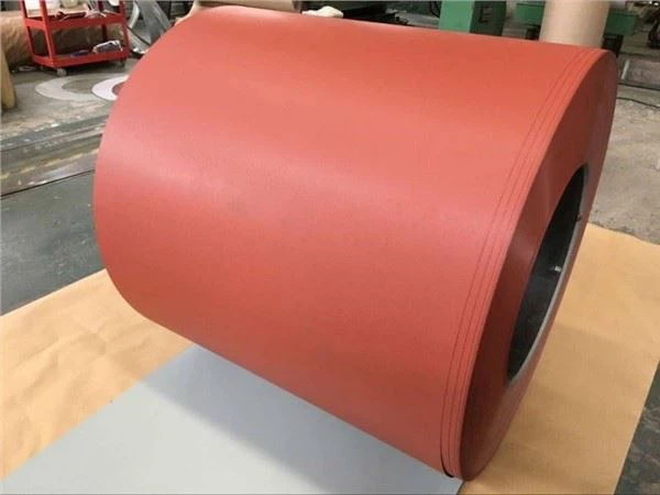 高品質マット表面塗装済み亜鉛メッキスチールコイル/マット表面PPGI /リンクルカラーコーティングスチールコイル